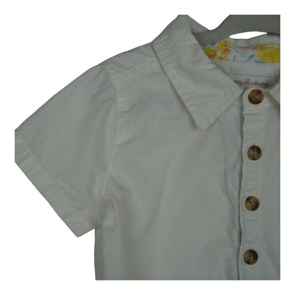 EUC Tommy Bahama Boys Button Down Bodysuit Size 24M - Picture 1 of 5